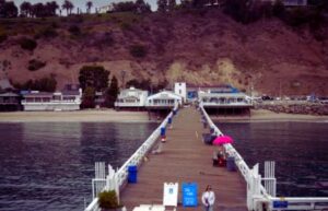 A scene of Malibu after a 4.7 magnitude earthquake struck the area near Los Angeles.